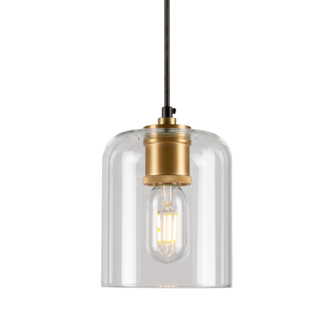 Forte Tyrone 2724-01-62 Pendant Light - Black and Soft Gold