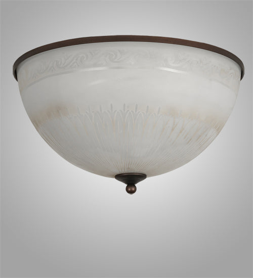 Meyda Tiffany Ovum Aquinum 170708 Ceiling Light - Mahogany Bronze