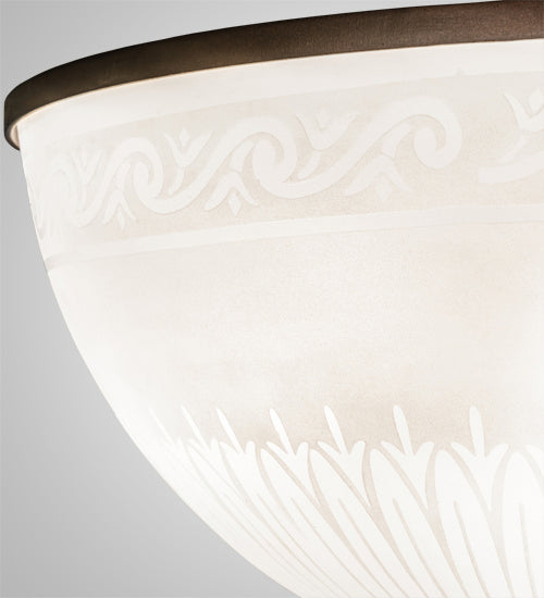 Meyda Tiffany Ovum Aquinum 170708 Ceiling Light - Mahogany Bronze