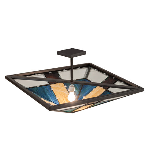 Meyda Tiffany Polaris 226765 Ceiling Light - Oil Rubbed Bronze