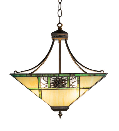 Meyda Tiffany Pinecone Ridge 226778 Ceiling Light - Antique Copper