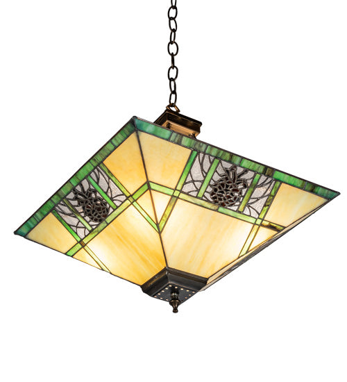 Meyda Tiffany Pinecone Ridge 226778 Ceiling Light - Antique Copper