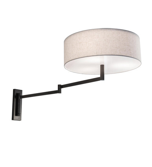 Meyda Tiffany Lighting 228503 Cilindro Led Wall Sconce Lamp Bronze / Dark