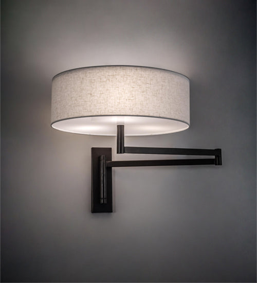Meyda Tiffany Lighting 228503 Cilindro Led Wall Sconce Lamp Bronze / Dark
