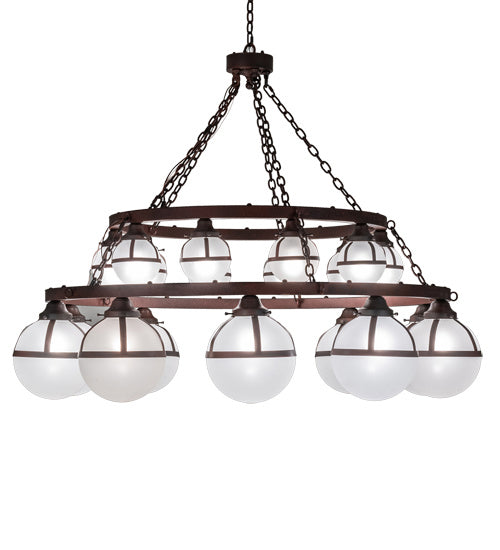 Meyda Tiffany Bola 230704 Chandelier Light - Rust