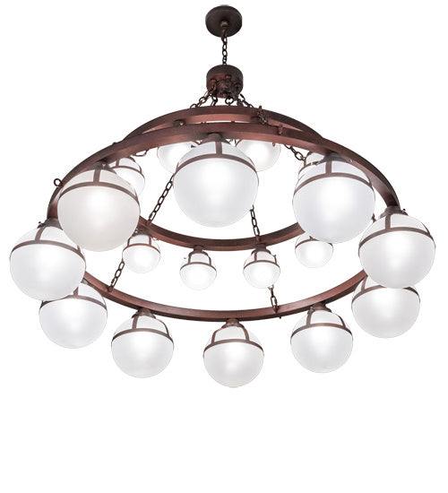 Meyda Tiffany Bola 230704 Chandelier Light - Rust