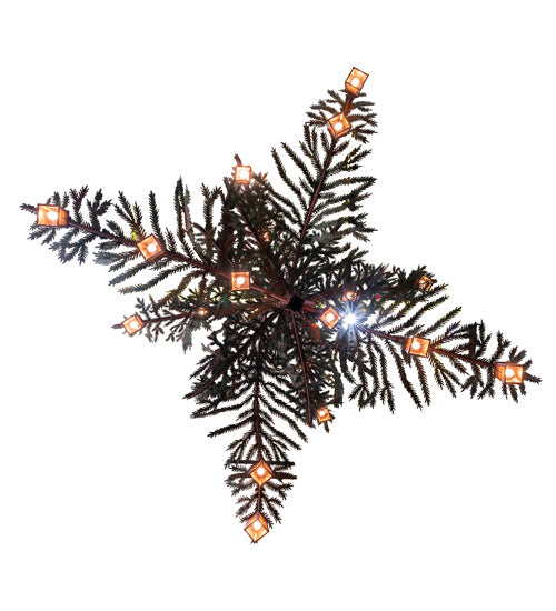 Meyda Tiffany Pine Branch 233599 Chandelier Light - Rust
