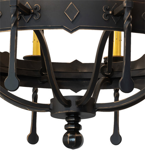 Meyda Tiffany Stag 234729 Chandelier Light - Timeless Bronze