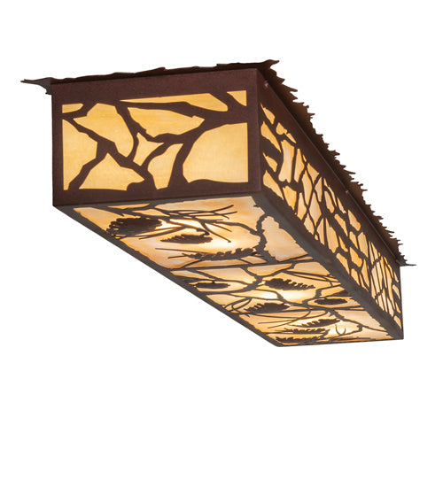 Meyda Tiffany Whispering Pines 234976 Ceiling Light - Rust,Cafe-Noir