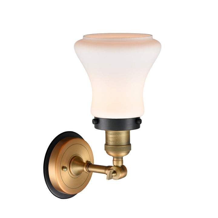 Innovations Franklin Restoration 203BB-BPBK-HRBK-G191 Wall Sconce Light - Brushed Brass