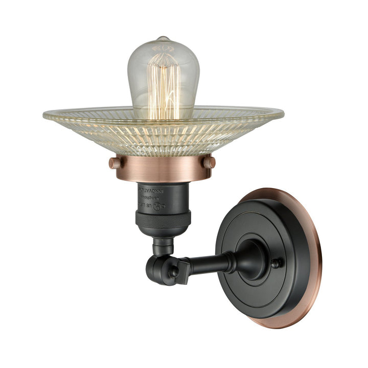 Innovations Franklin Restoration 203BK-BPAC-HRAC-G2 Wall Sconce Light - Matte Black