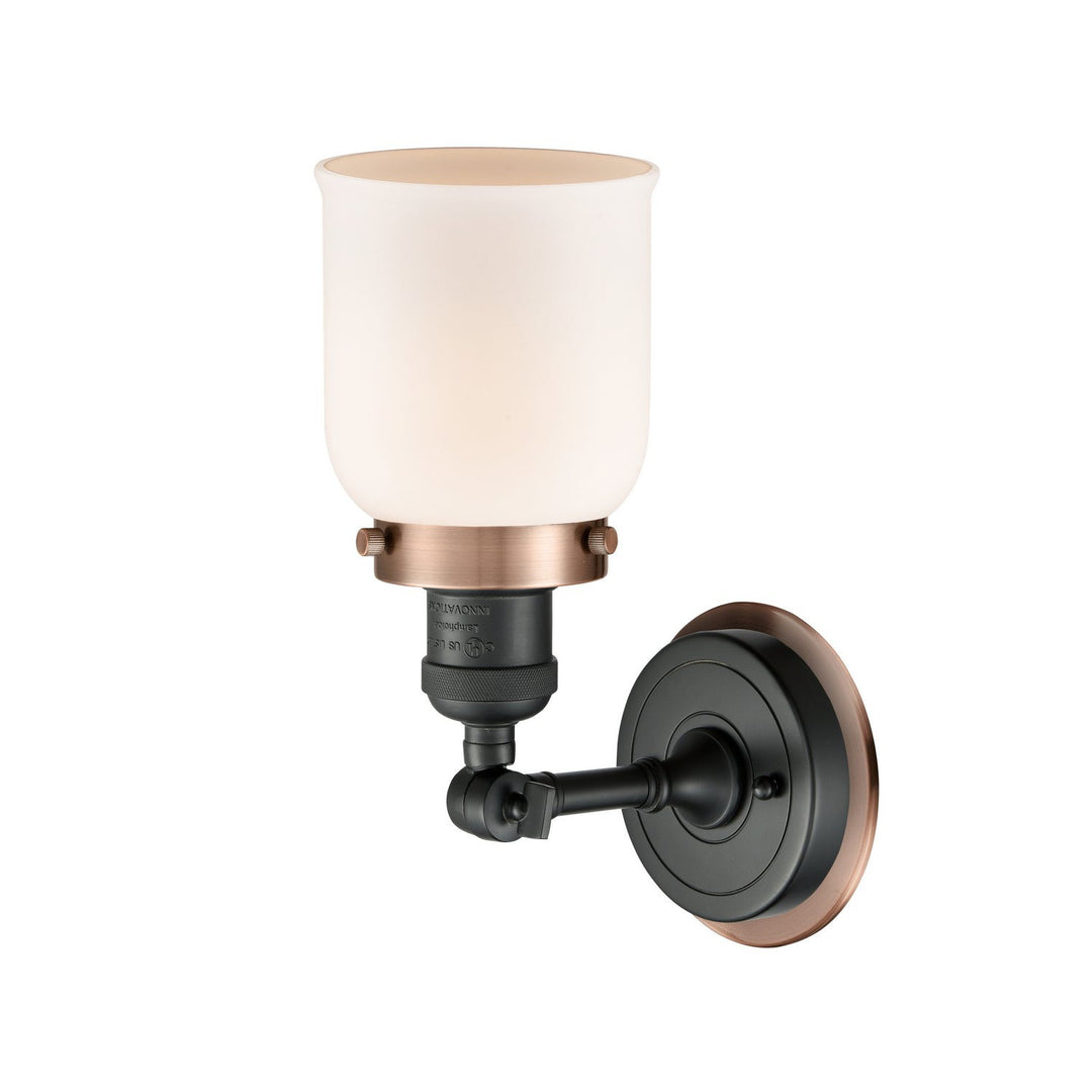 Innovations Franklin Restoration 203BK-BPAC-HRAC-G51 Wall Sconce Light - Matte Black