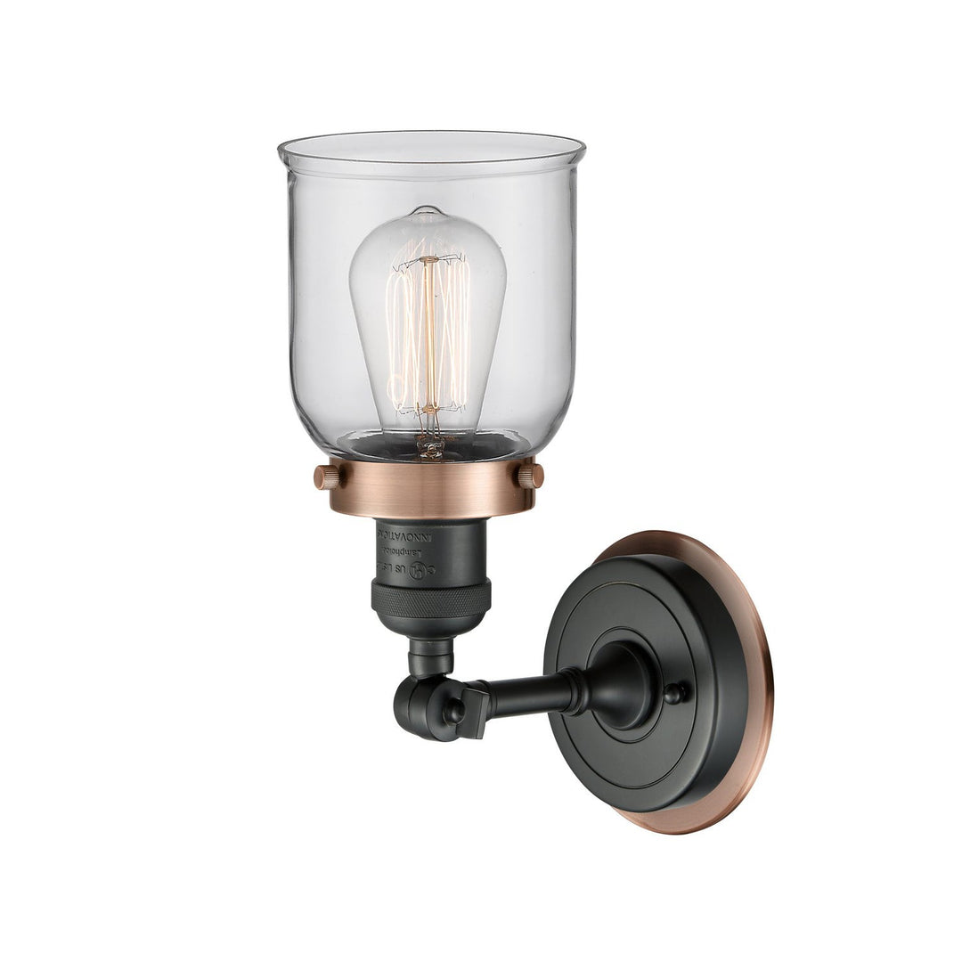 Innovations Franklin Restoration 203BK-BPAC-HRAC-G52 Wall Sconce Light - Matte Black