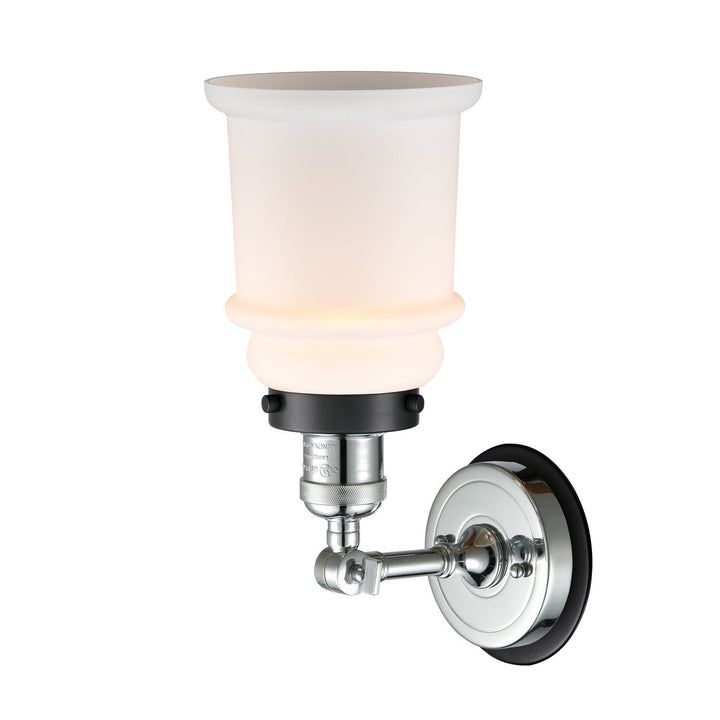 Innovations Franklin Restoration 203PC-BPBK-HRBK-G181 Wall Sconce Light - Polished Chrome