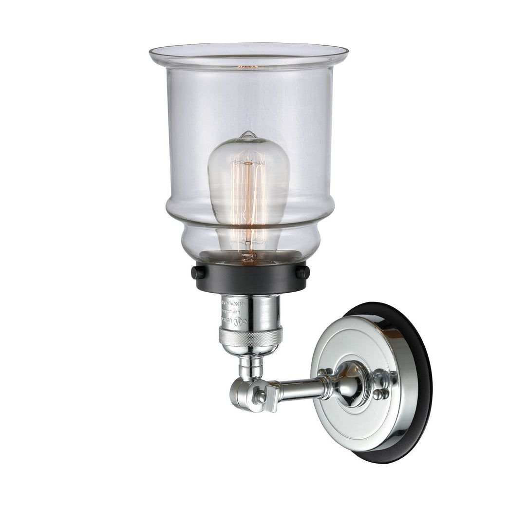 Innovations Franklin Restoration 203PC-BPBK-HRBK-G182 Wall Sconce Light - Polished Chrome