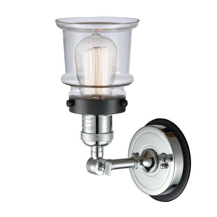 Innovations Franklin Restoration 203PC-BPBK-HRBK-G182S Wall Sconce Light - Polished Chrome