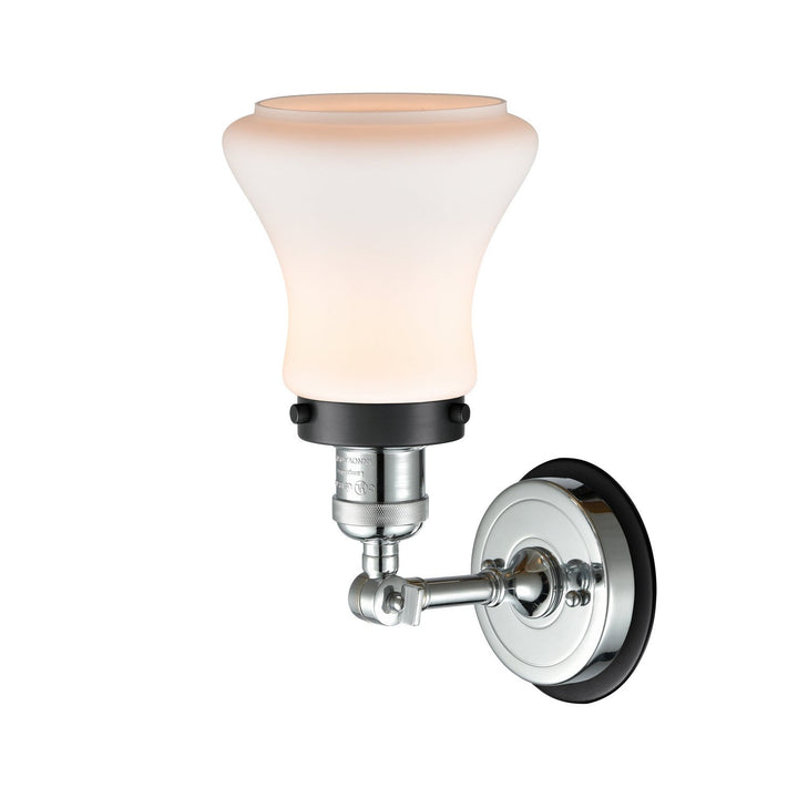 Innovations Franklin Restoration 203PC-BPBK-HRBK-G191 Wall Sconce Light - Polished Chrome