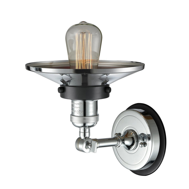 Innovations Franklin Restoration 203PC-BPBK-HRBK-M7-PC Wall Sconce Light - Polished Chrome