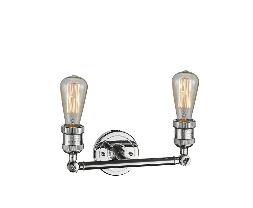 Innovations Franklin Restoration 208-PC-LED Bath Vanity Light 11 in. wide - Polished Chrome