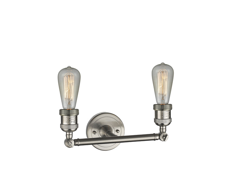Innovations Franklin Restoration 208-SN-LED Bath Vanity Light 11 in. wide - Brushed Satin Nickel