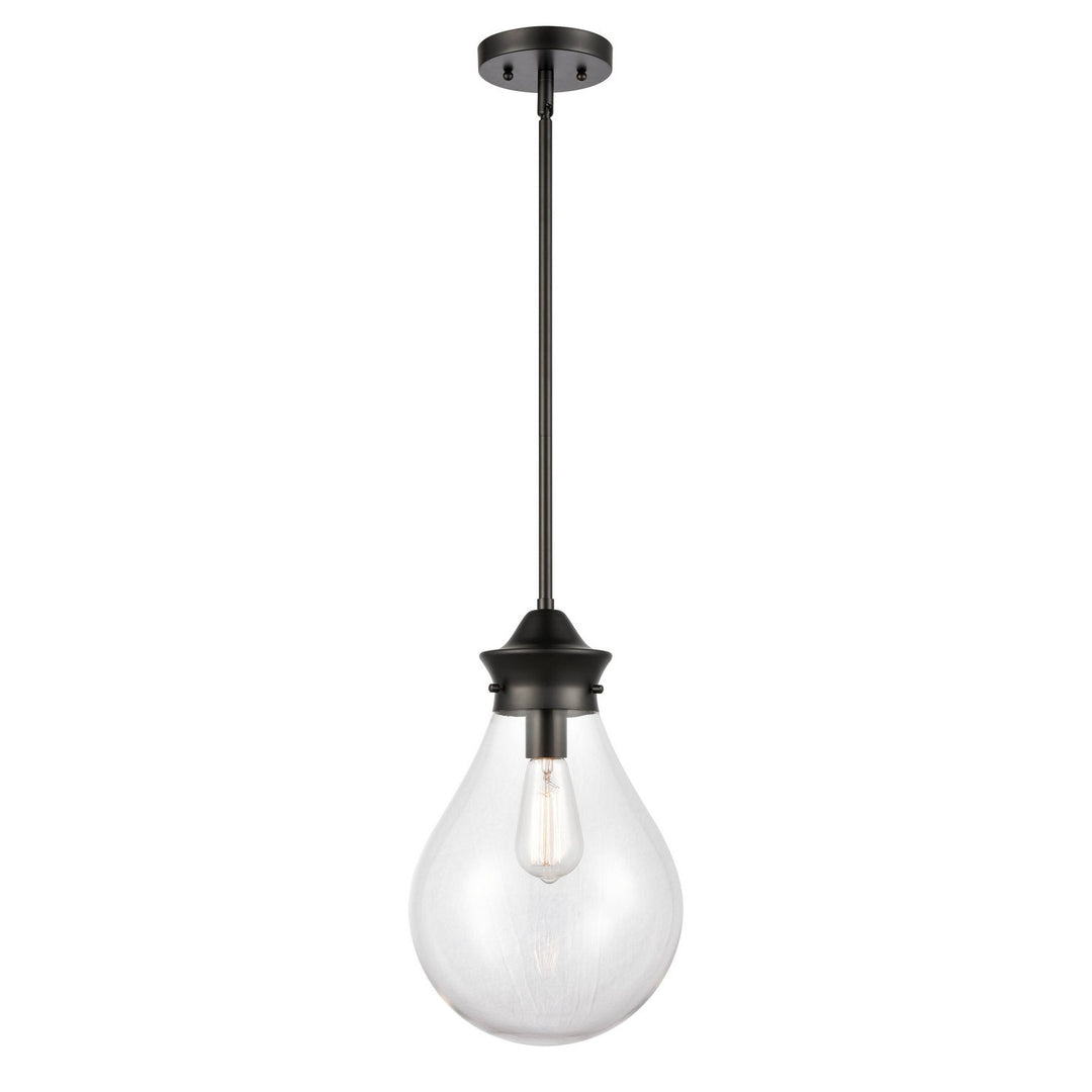 Innovations 414-1S-BK-G4142-10 Pendant Light - Matte Black