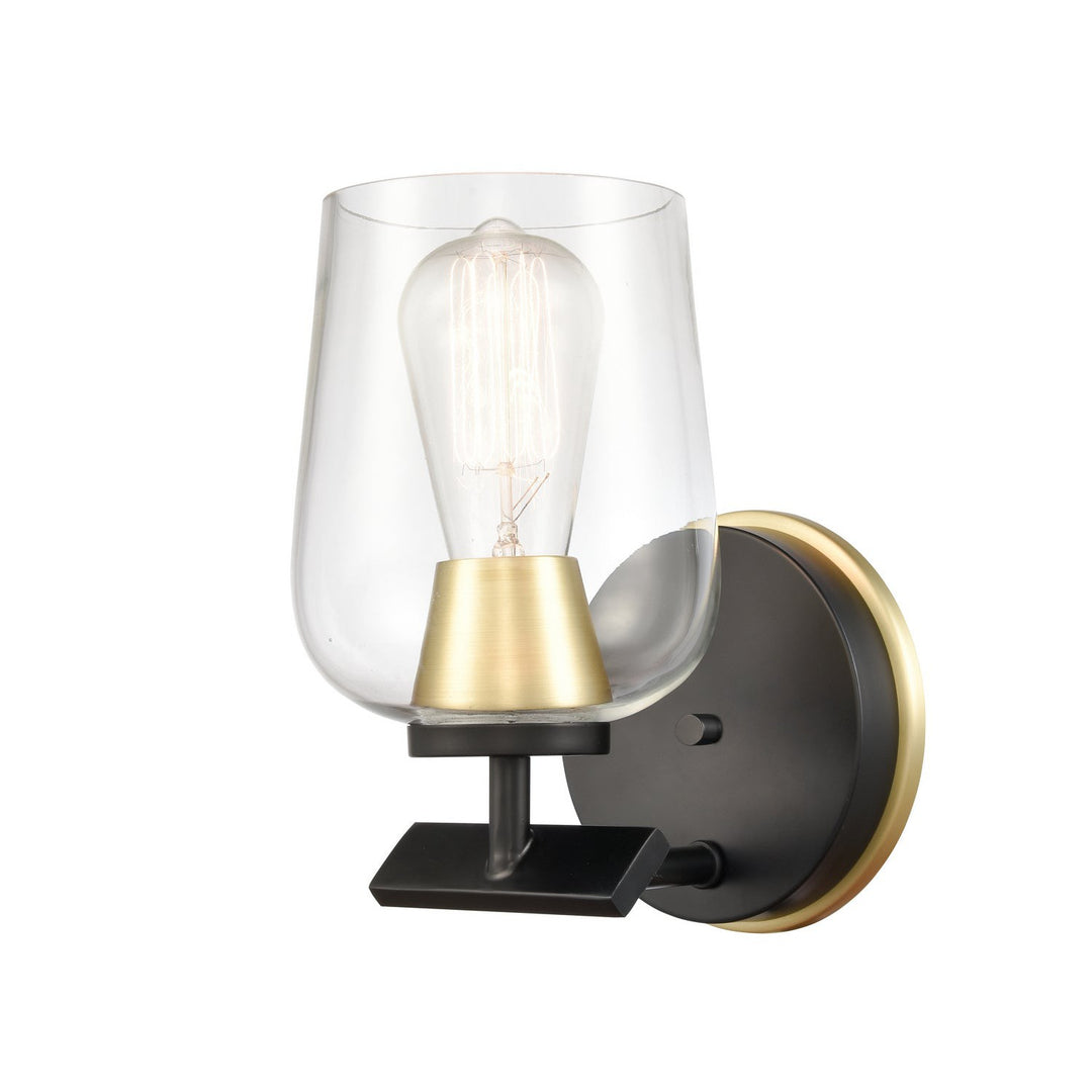 Innovations 420-1W-BSB-G4202 Bath Vanity Light 5 in. wide - Black Satin Brass