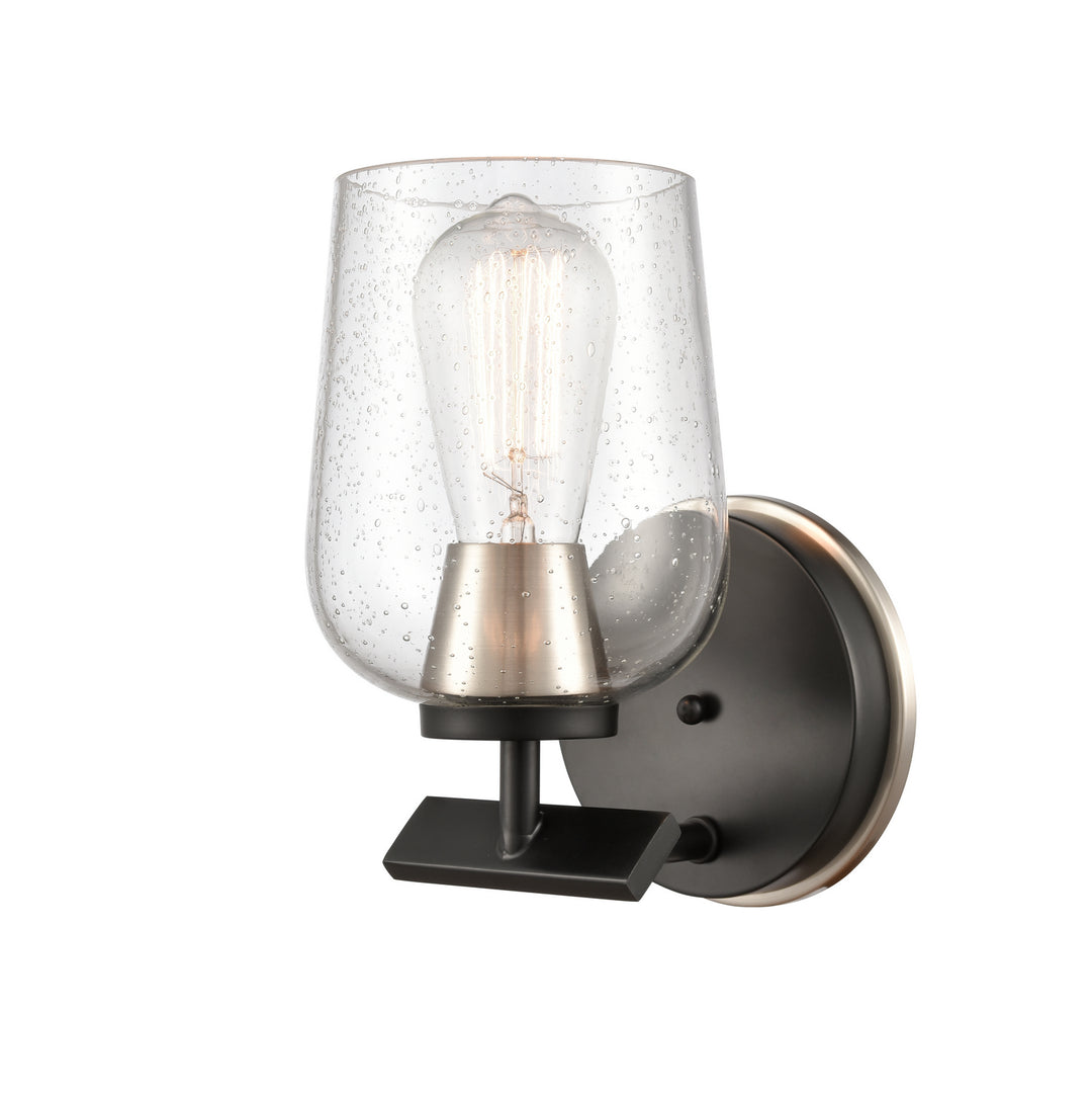 Innovations 420-1W-BSN-G4204 Bath Vanity Light 5 in. wide - Black Satin Nickel