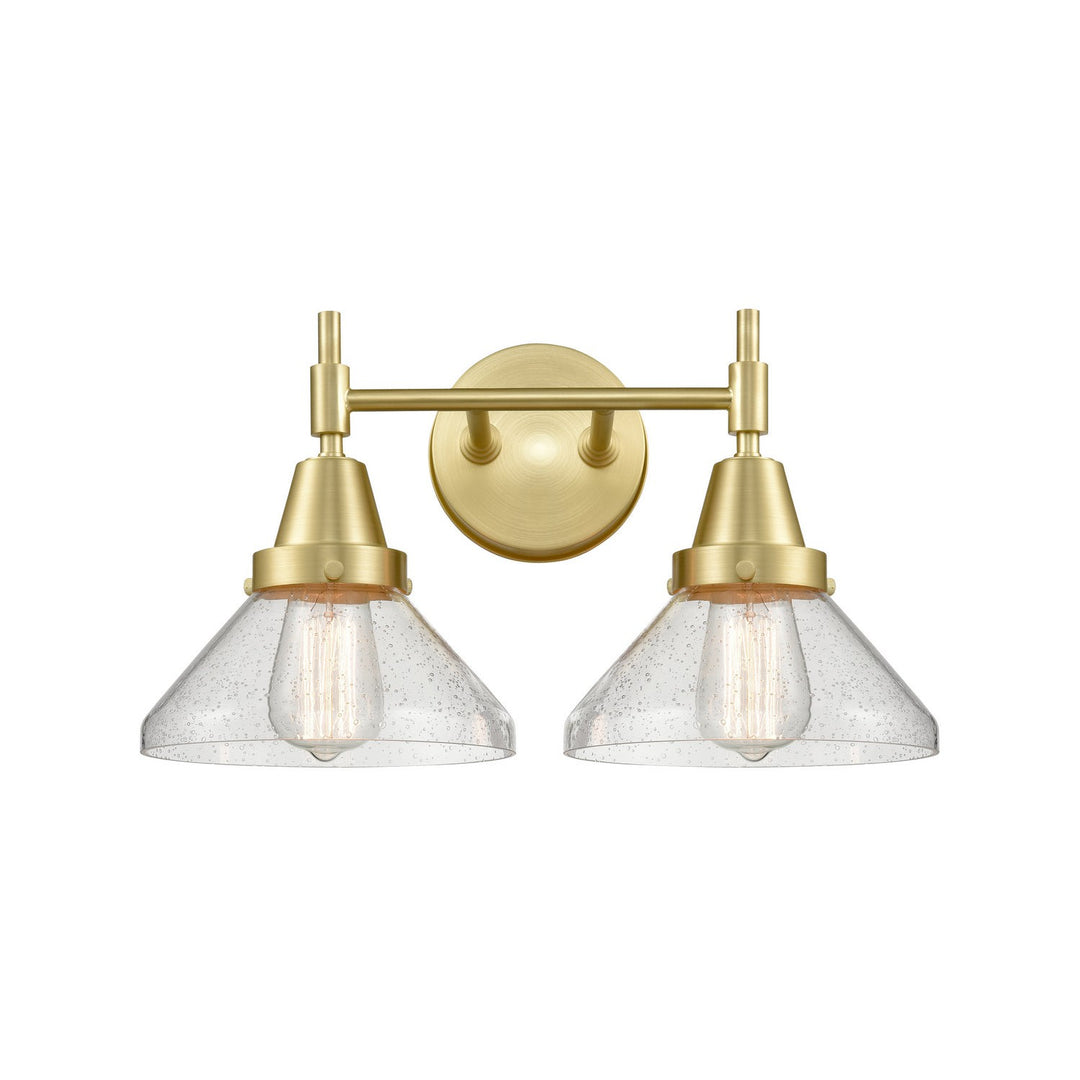 Innovations 447-2W-SB-G4474 Bath Vanity Light 17 in. wide - Satin Brass