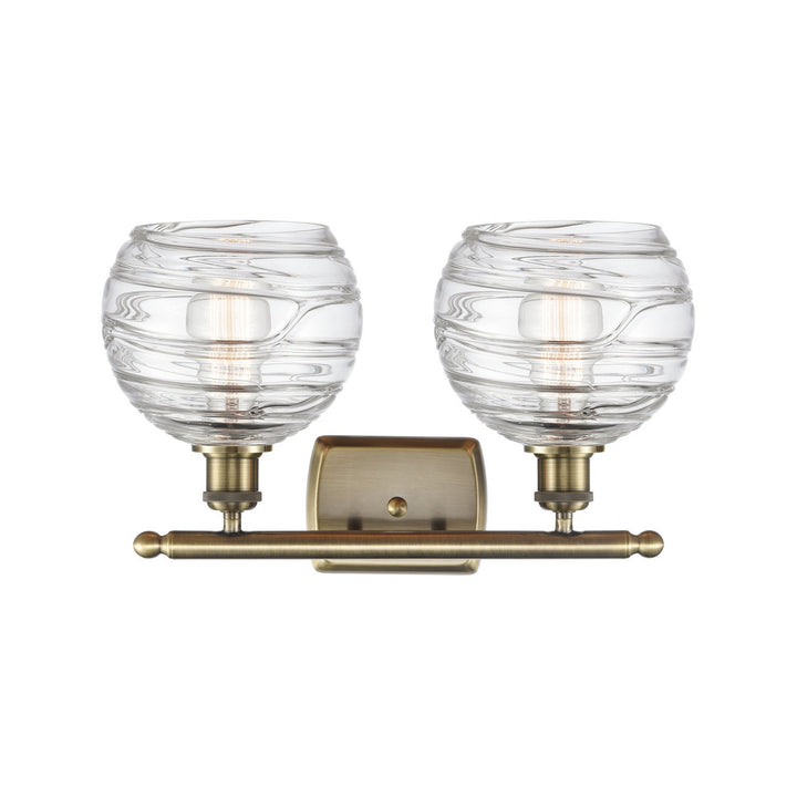 Innovations Ballston 516-2W-AB-G1213-8 Bath Vanity Light 18 in. wide - Antique Brass