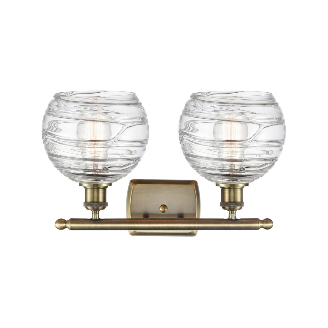 Innovations Ballston 516-2W-AB-G1213-8-LED Bath Vanity Light 18 in. wide - Antique Brass