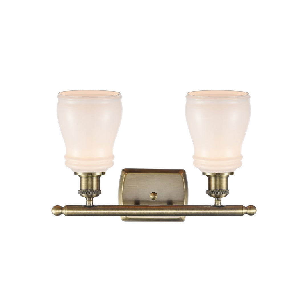 Innovations Ballston 516-2W-AB-G391 Bath Vanity Light 16 in. wide - Antique Brass