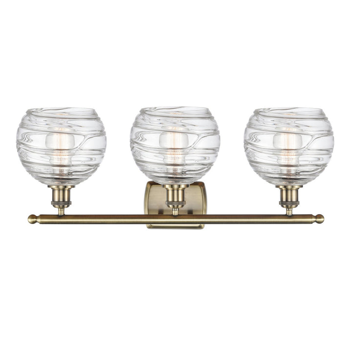 Innovations Ballston 516-3W-AB-G1213-8-LED Bath Vanity Light 26 in. wide - Antique Brass