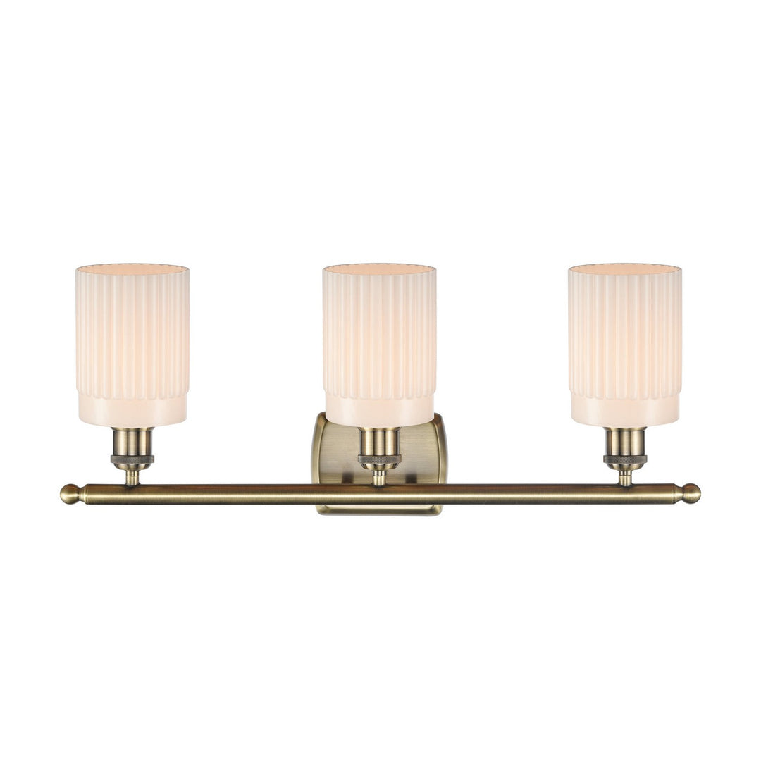 Innovations Ballston 516-3W-AB-G341-LED Bath Vanity Light 26 in. wide - Antique Brass