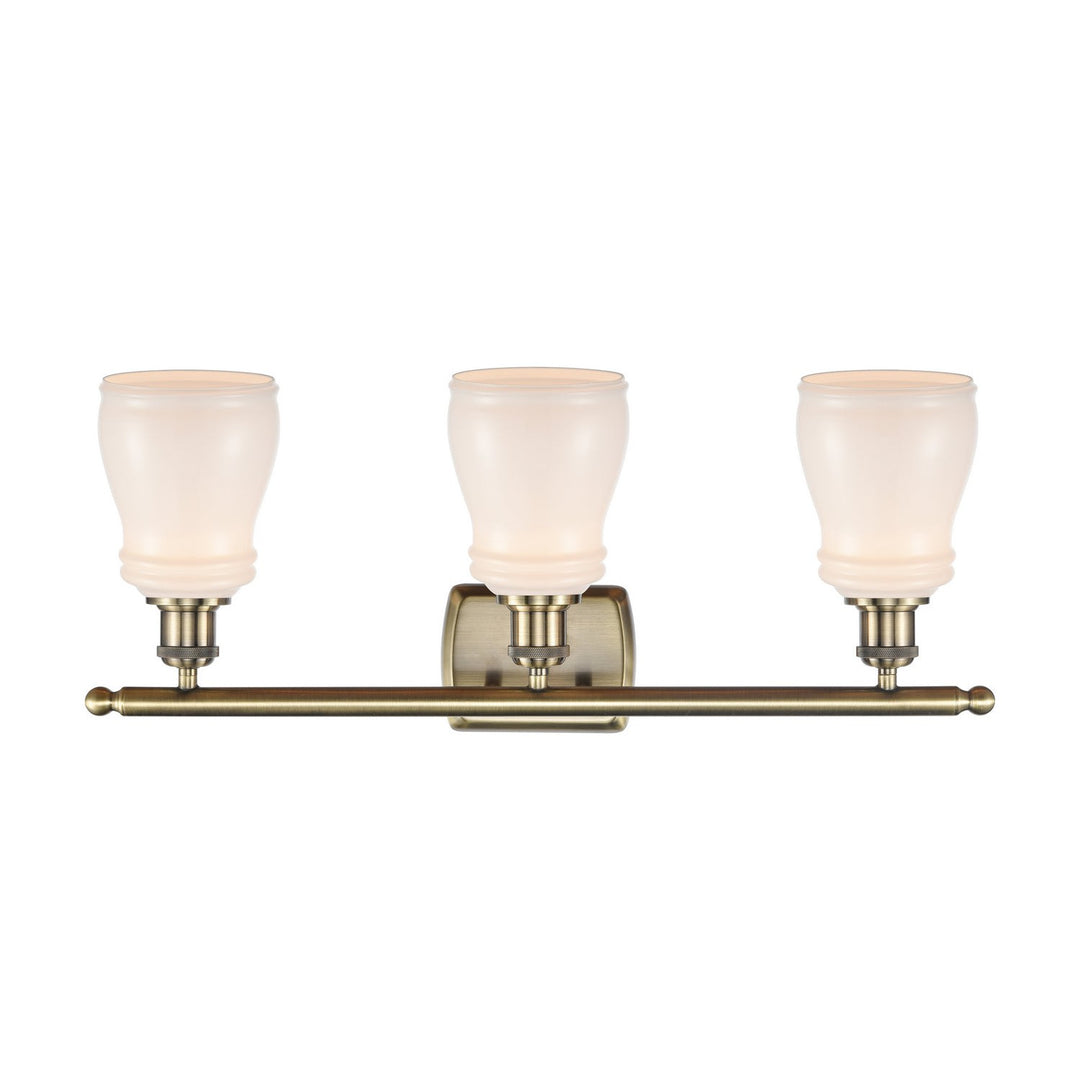 Innovations Ballston 516-3W-AB-G391 Bath Vanity Light 26 in. wide - Antique Brass