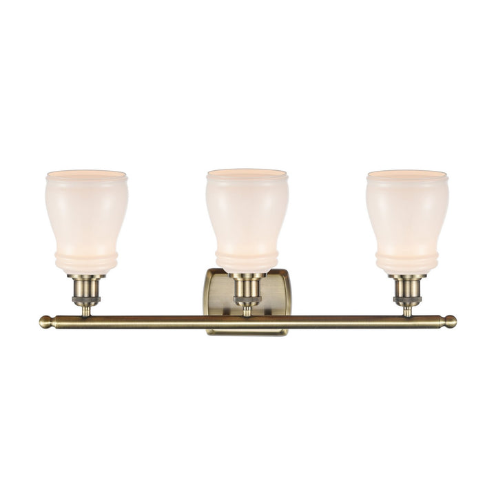 Innovations Ballston 516-3W-AB-G391 Bath Vanity Light 26 in. wide - Antique Brass