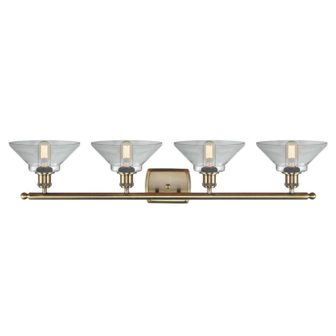 Innovations Ballston 516-4W-AB-G132 Bath Vanity Light 36 in. wide - Antique Brass