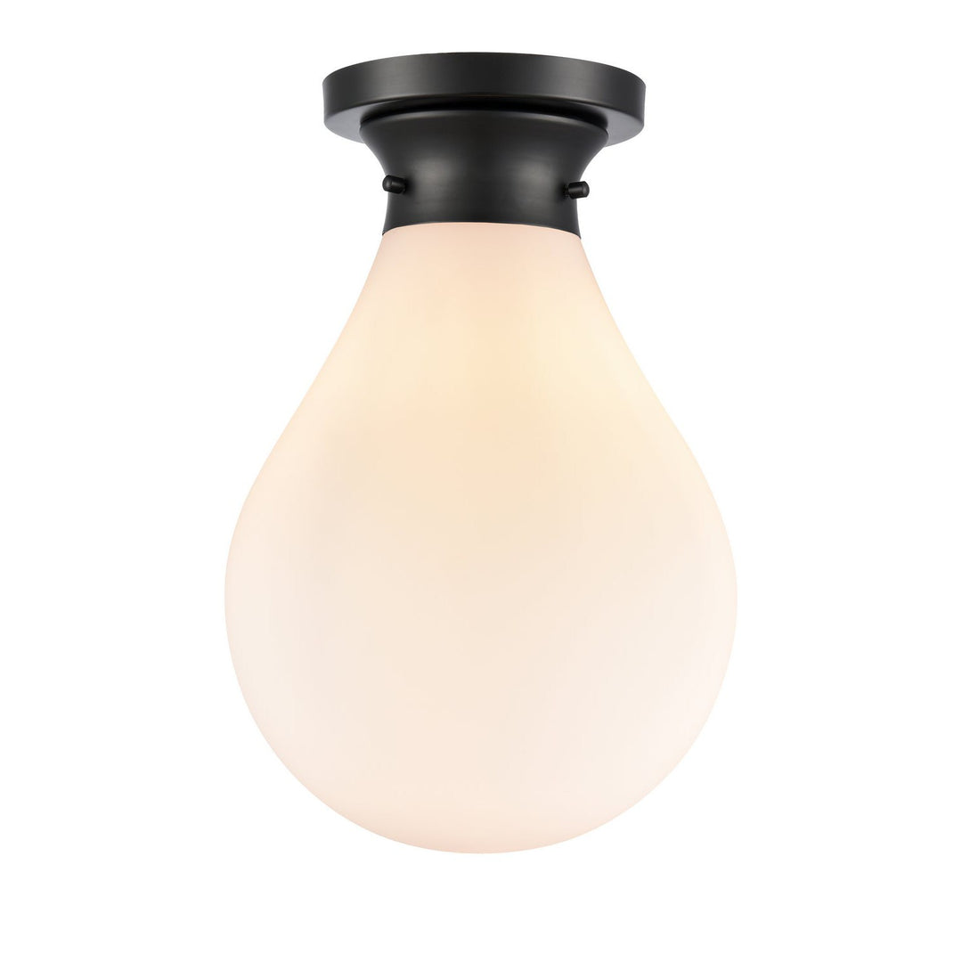 Innovations 414-1F-BK-G4141-10-LED Ceiling Light - Matte Black
