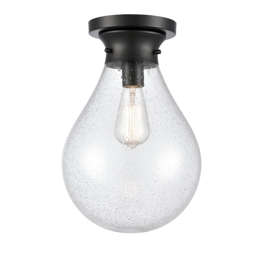 Innovations 414-1F-BK-G4144-10-LED Ceiling Light - Matte Black