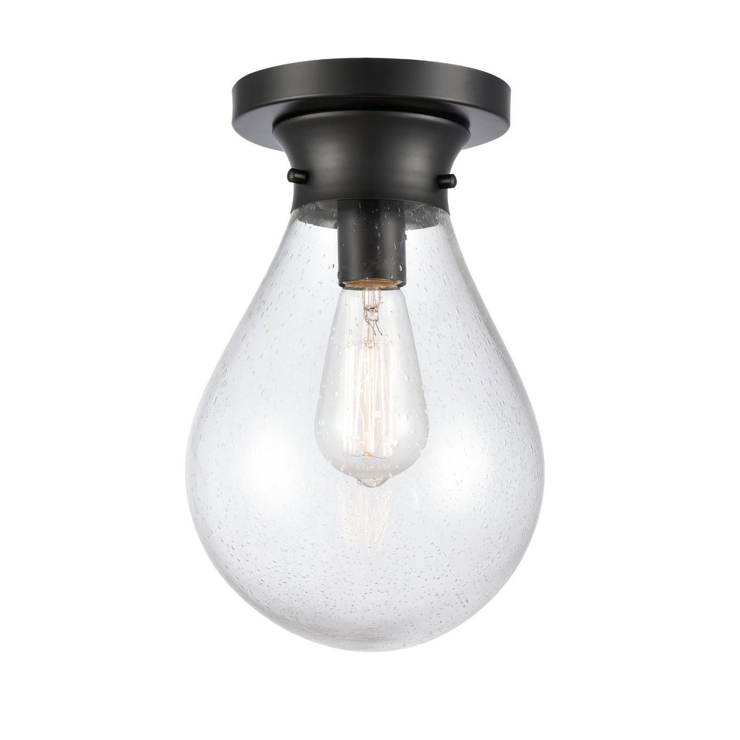 Innovations 414-1F-BK-G4144-8-LED Ceiling Light - Matte Black