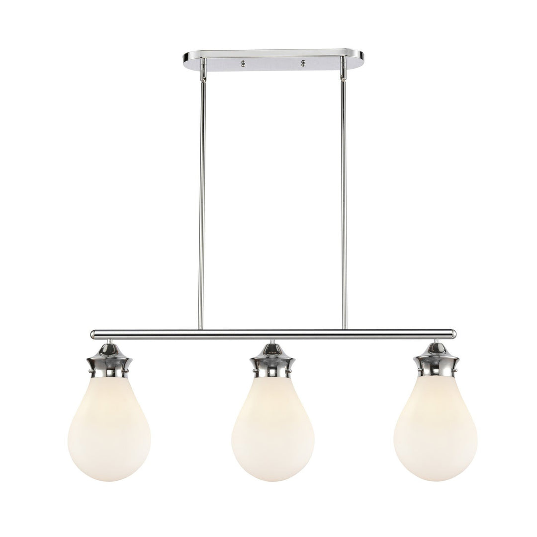 Innovations 414-3I-PC-G4141-8-LED Chandelier Light - Polished Chrome