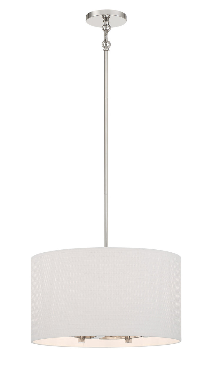 Minka-Lavery Palmetto 3925-613 Pendant Light - Polished Nickel