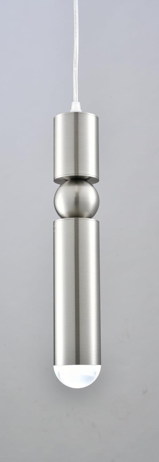 Bethel International KB6001-1PSN Pendant Light - Shiny Nickel