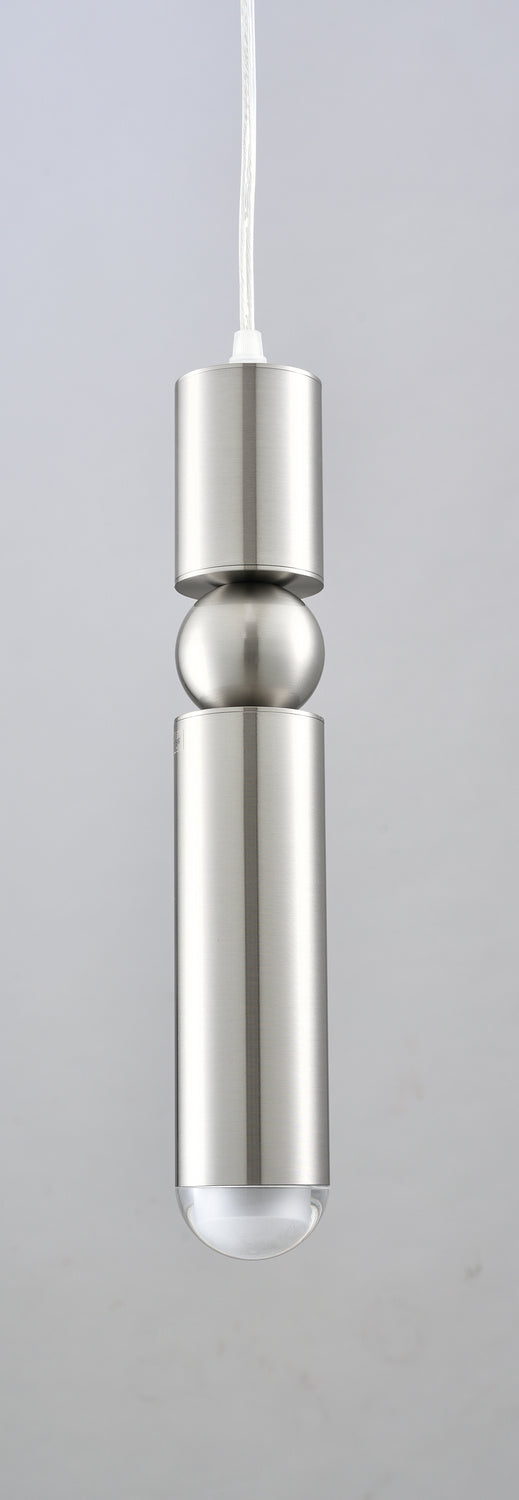 Bethel International KB6001-1PSN Pendant Light - Shiny Nickel
