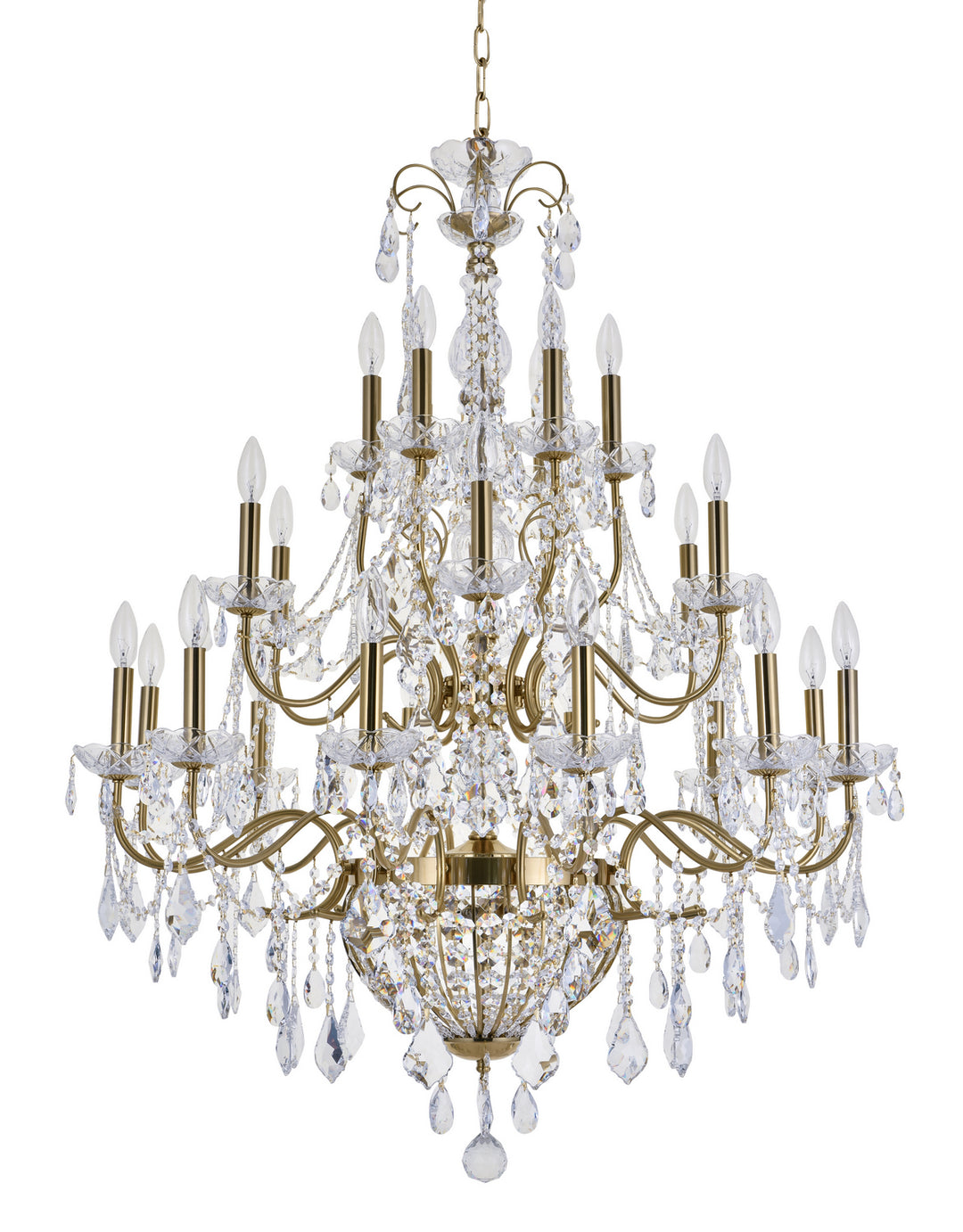 Bethel International LA28C36CO Chandelier Light - Copper