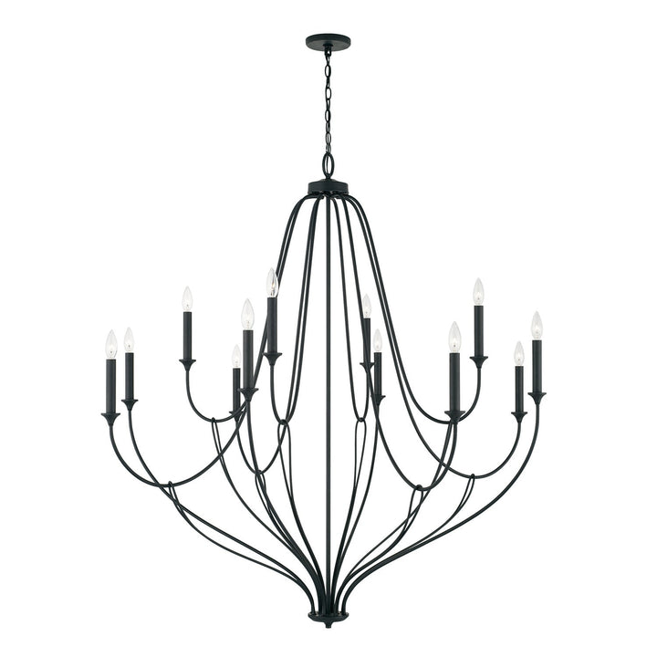 Capital Bentley 441601BI Chandelier Light - Black Iron