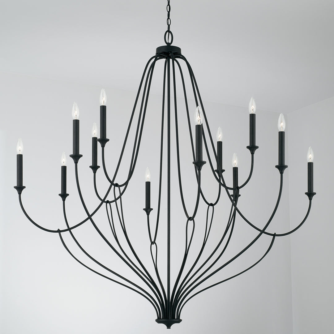 Capital Bentley 441601BI Chandelier Light - Black Iron