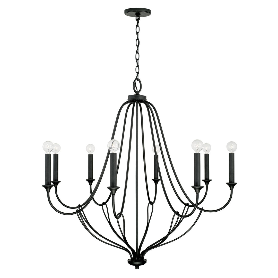 Capital Bentley 441681BI Chandelier Light - Black Iron