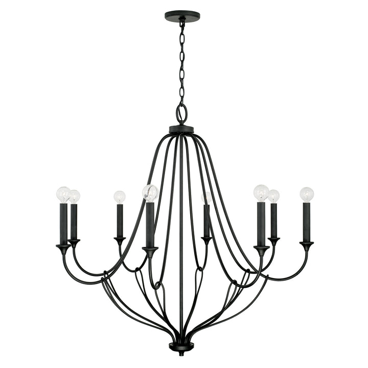 Capital Bentley 441681BI Chandelier Light - Black Iron