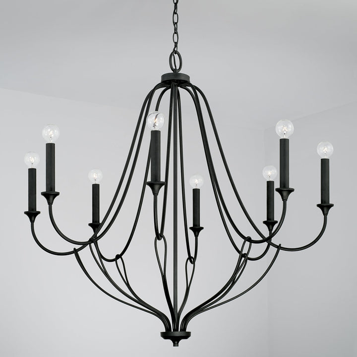 Capital Bentley 441681BI Chandelier Light - Black Iron