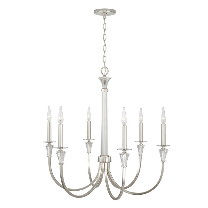 Capital Laurent 441861PN Chandelier Light - Polished Nickel